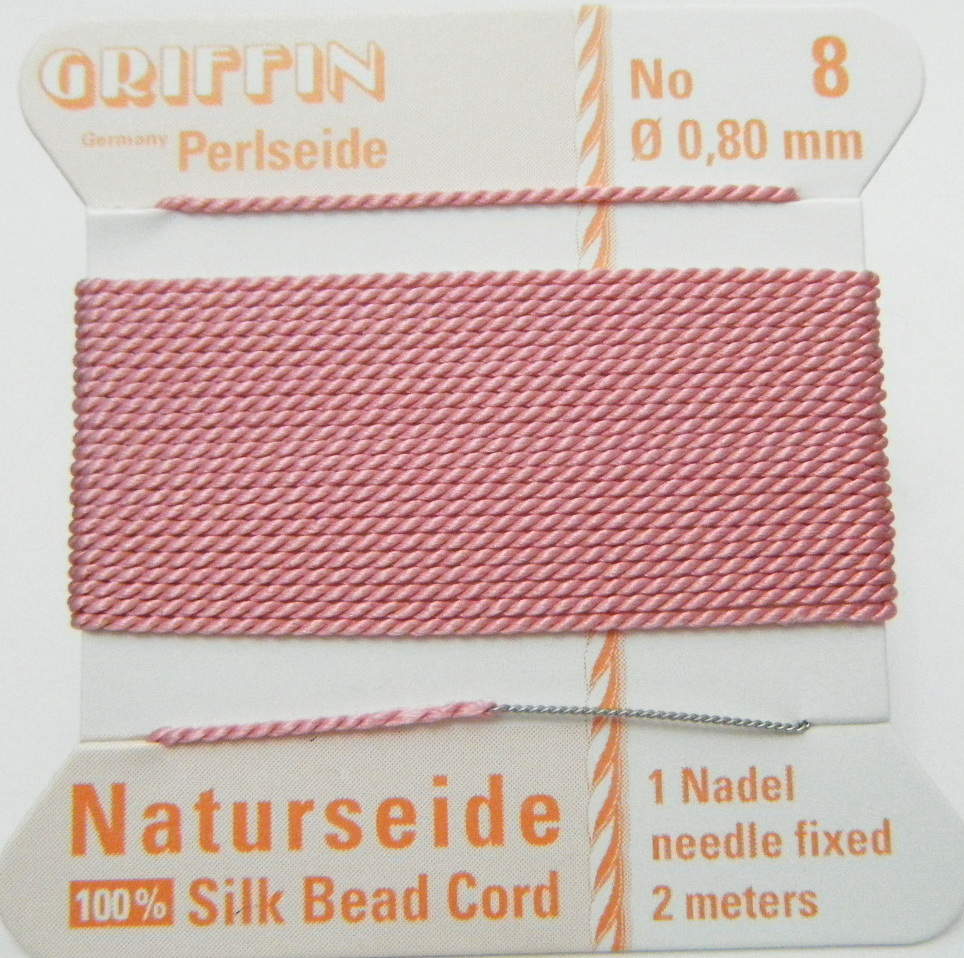 Pink 8 Griffin silk